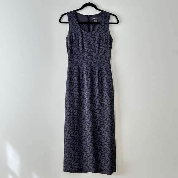 Banana Republic Silk Floral Leaf Maxi Dress - Picture 1 of 16